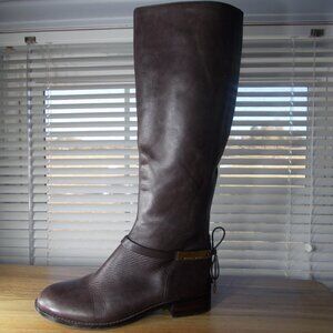 Antonio Melani Women's Size 8 Brown Leather Knee Boots